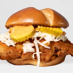 a fried chicken sandwich