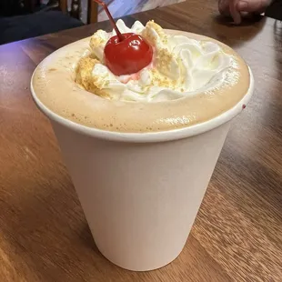 Perfect Pair Latte (Cherry Pie - a tribute to Twin Peaks!)
