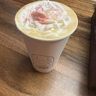 Tiffany Valentine - White Chocolate Raspberry Mocha with Edible glitter