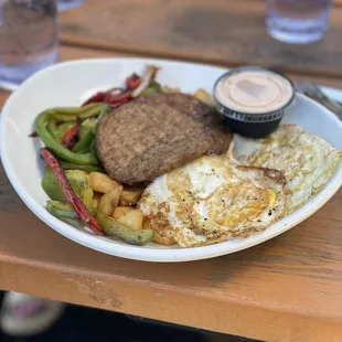 Power bowl with sausage