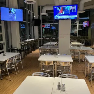 tables and televisions