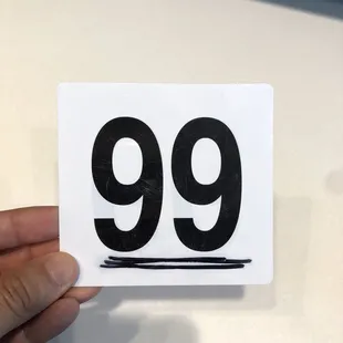 Order number 99!
