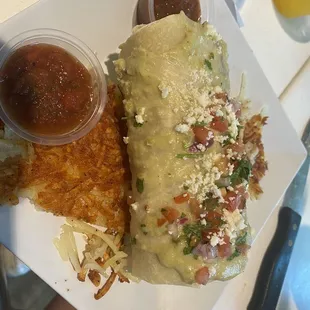 Chile Verde Burrito