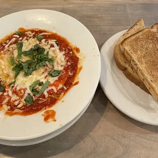 Italian eggs with marinara