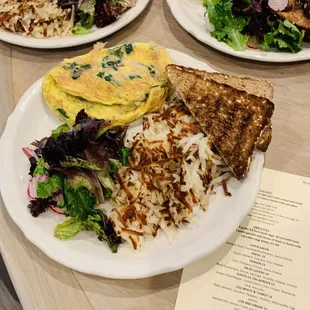 Super green omelette