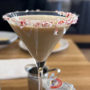 Peppermint espresso martini