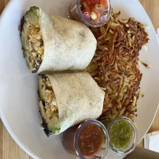 Scrambled Breakfast Burrito