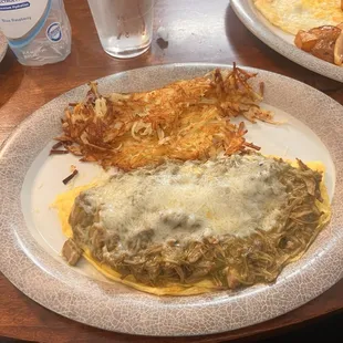 Chili Verde Omelette