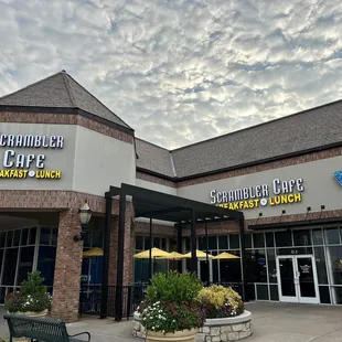 the outside of the building