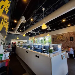 the interior of a scrambler restaurant