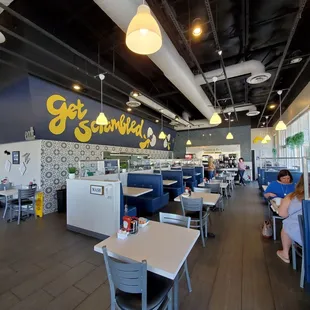 the interior of a scrambler restaurant