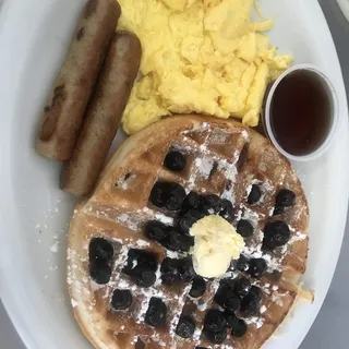 strawberry waffle plate