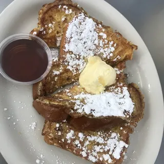 Banana Almond Cinnamon French Toast