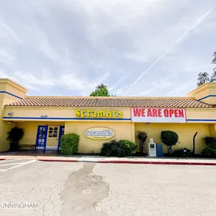 the front of a restaurant