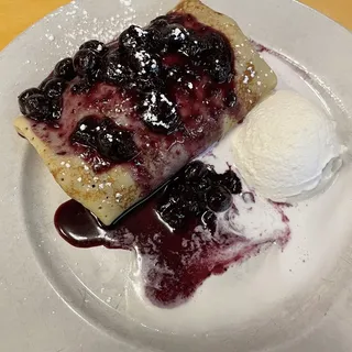 Cherry-Berry Crepes