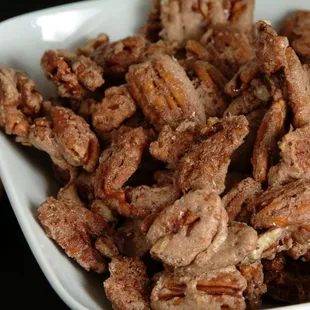 Bourbon spiked pecans