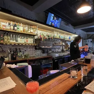 interior, sushi and sashimi