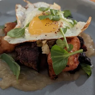 Short Rib and Hash Breakfast