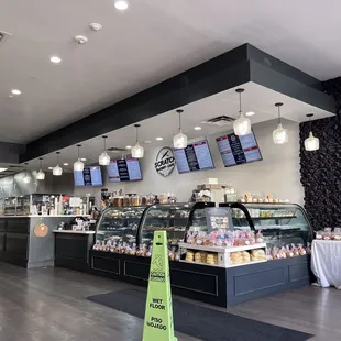 the interior of the restaurant