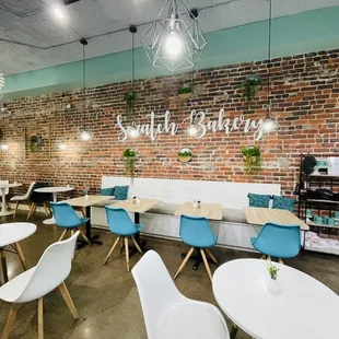 the interior of the restaurant