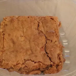 White Chocolate Peppermint Blondie