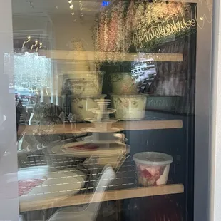 Banana pudding and strawberry shortcake