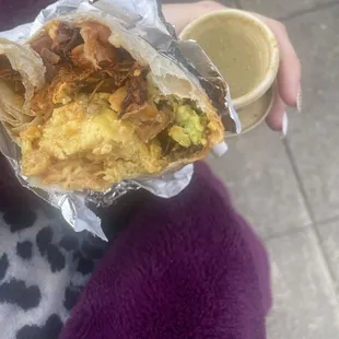 The scratch burrito!