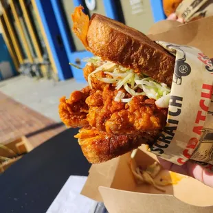 Texas Toast side view