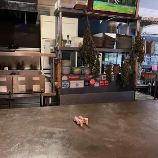 This is where I sat at the counter because I saw a female sister, she is an active duty Army recruiter.