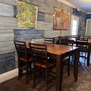 Some interior tables and art for sale that is amazing!