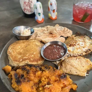 Breakfast plate (the biscuit is phenomenal)