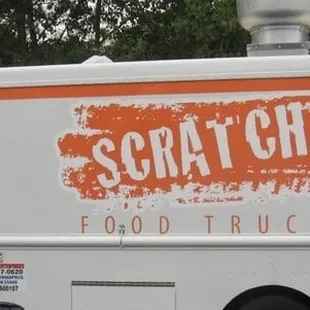 scratch food truck parked in a parking lot