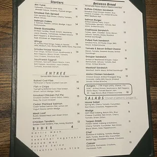 2021 menu, Scratch House Pub, formerly Mulligans Irish Pub,  Wentworth Golf Club &amp; Estates, Tarpon Springs FL