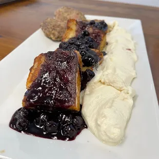 Blueberry French toast