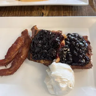 Blueberry Moonshine French Toast