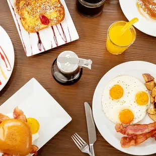 Farm to table breakfast options featuring Maryland family owned farm eggs