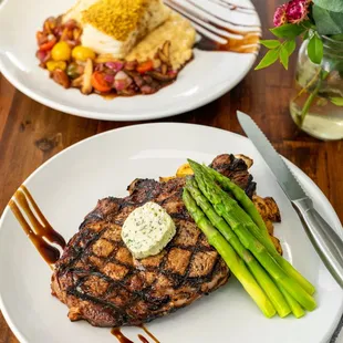 We offer private dining experiences as well. How about a rib eye with garlic butter and pistachio crusted Chilean seabass