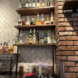 Sample of their liquor collection