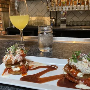 Fried Green Tomato Stacks