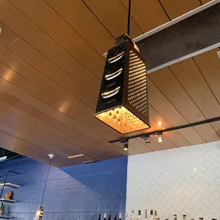 Cheese grater light shade