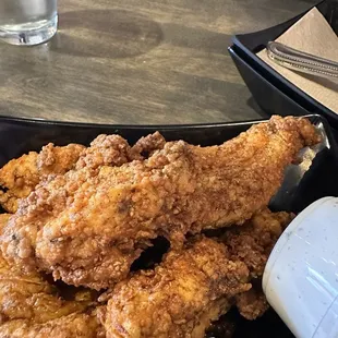 Chicken tender - fabulous coating, so good