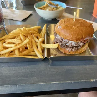 White Cheddar Bacon Burger