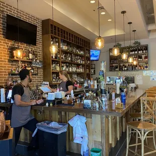 two women at the bar