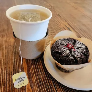 Tea and muffin