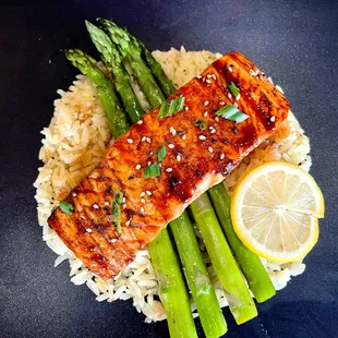 Bourbon Glazed Salmon