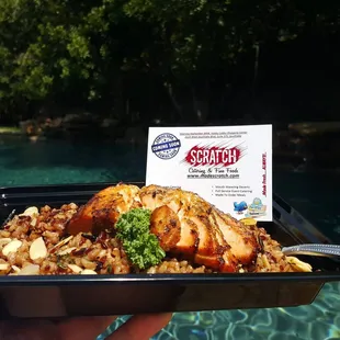 Salmon and Wild Rice Pilaf