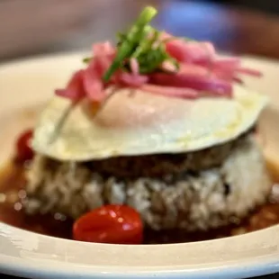 SCRATCH LOCO MOCO WITH BEEF PATTY