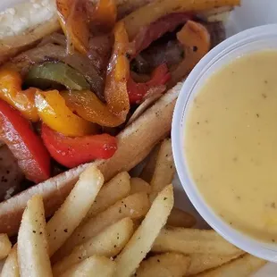 Brat with Homemade Cheddar Mustard Ale Sauce