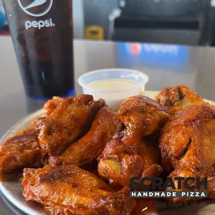 Boneless and traditional wings available