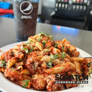 Tomato basil penne